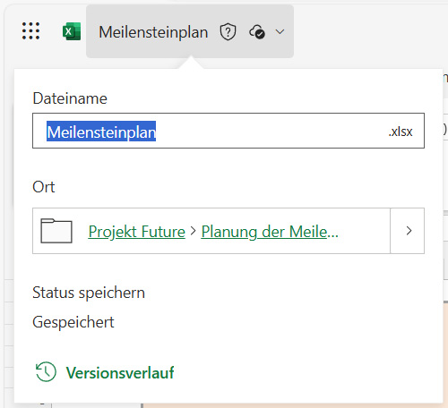 Dateien im Kanal liegen im SharePoint-Ordner