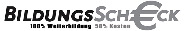 Bildungsscheck 100% weiterbildung - 50% kosten
