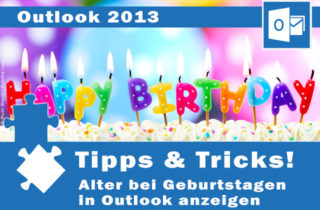 Outlook Kalender Geburtstage anzeigen