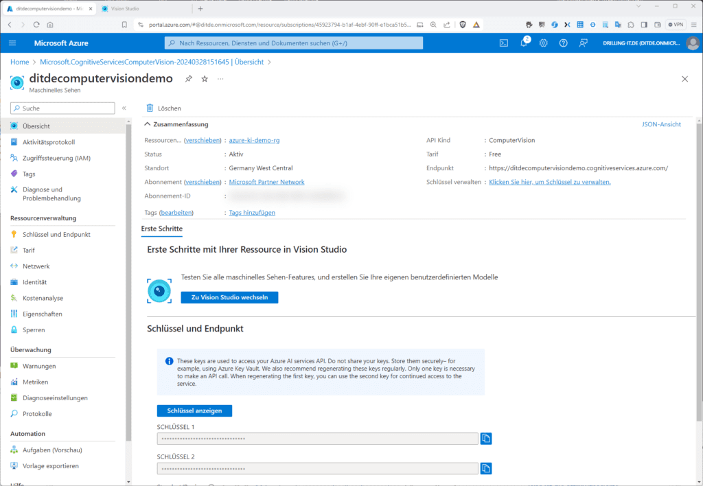 azure computervision